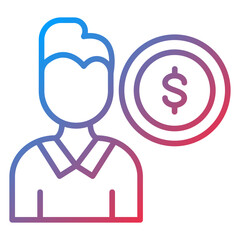 Cost Per Acquisition Vector Icon Style