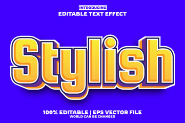 Obraz premium stylish new editable text effect in new modern trend style