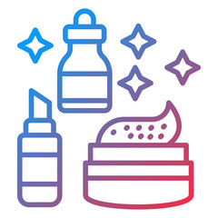 Obraz premium Beauty Product Vector Icon Style