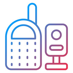 Baby monitor Vector Icon Style