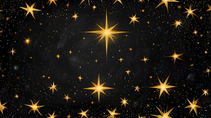 Vintage Constellation Charts: Star Background