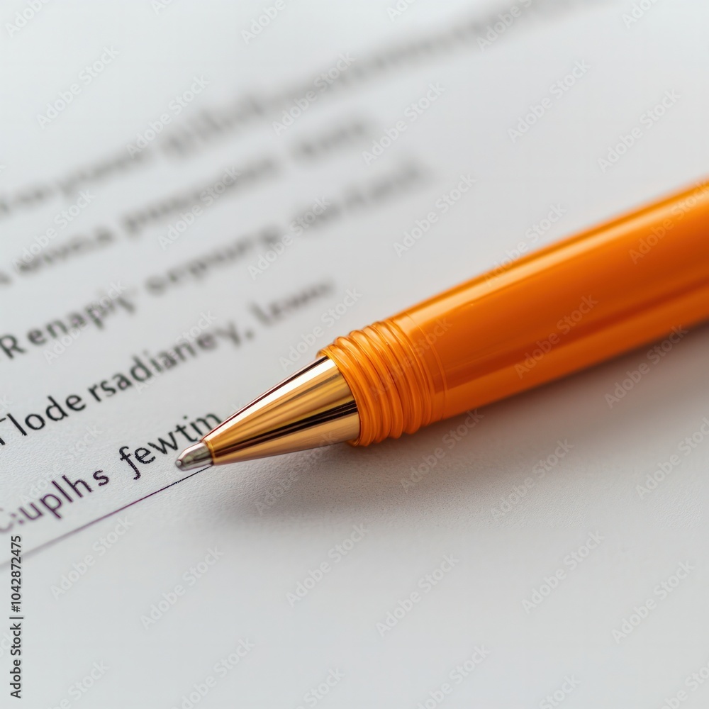 Poster exploring the art of writing the significance of a simple pen in everyday tasks