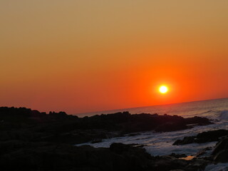 Obraz premium Sunrise on a South African Beach