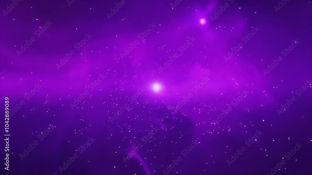 Wall mural an immersive journey through the cosmos seamless loop of deep lilac space infinite galaxies in 4k fo