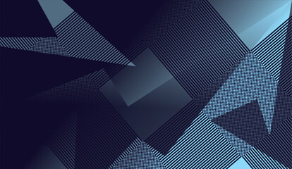 graphic design with a rich dark blue background and drop or capsule-shaped elements in gradients of light blue, purple, and purplish blue.