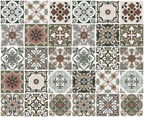 abstract design pattern for wall tile and floor tile , marble tile mosaic , geometric
