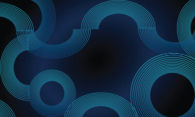 abstract blue background with circles