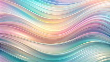 Fototapeta premium curvy abstract background with pastel colors