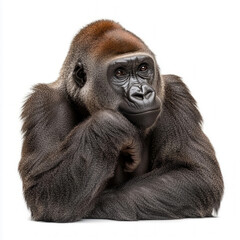 Obraz premium Gorilla Isolated