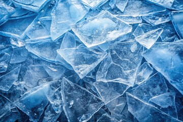 Obraz premium Fractured ice texture background