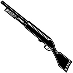 illustration of a gun