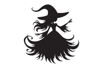 Ghost Halloween vector silhouette 14.eps