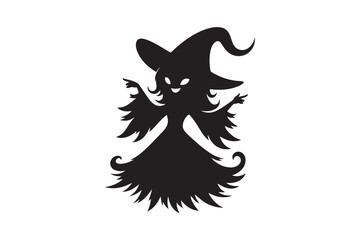 Ghost Halloween vector silhouette 19.eps