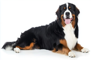 bernese mountain dog portrait