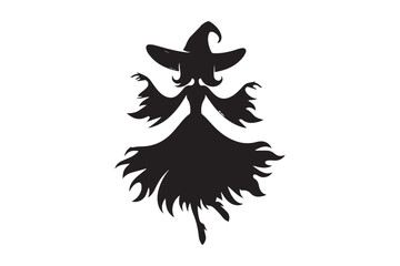 Ghost Halloween vector silhouette 37.eps