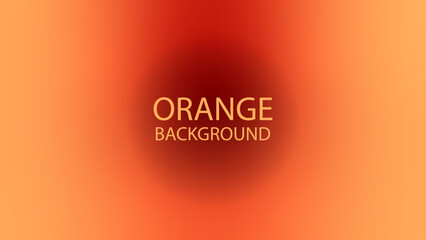 Blurred yellow gradient background. Orange circle gradation. Design for Template, Social Media, Trendy, Vintage, Brochure, Banner