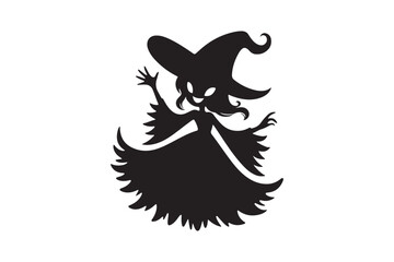 Ghost Halloween vector silhouette 40.eps