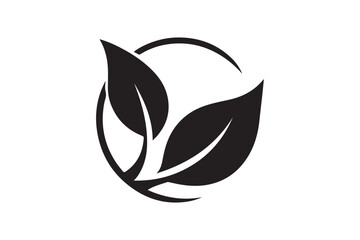 Herbal leaf plant icon Simple illustration 36.eps