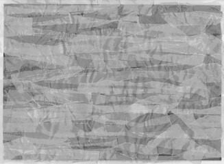 Textured background of paper torn to shreds