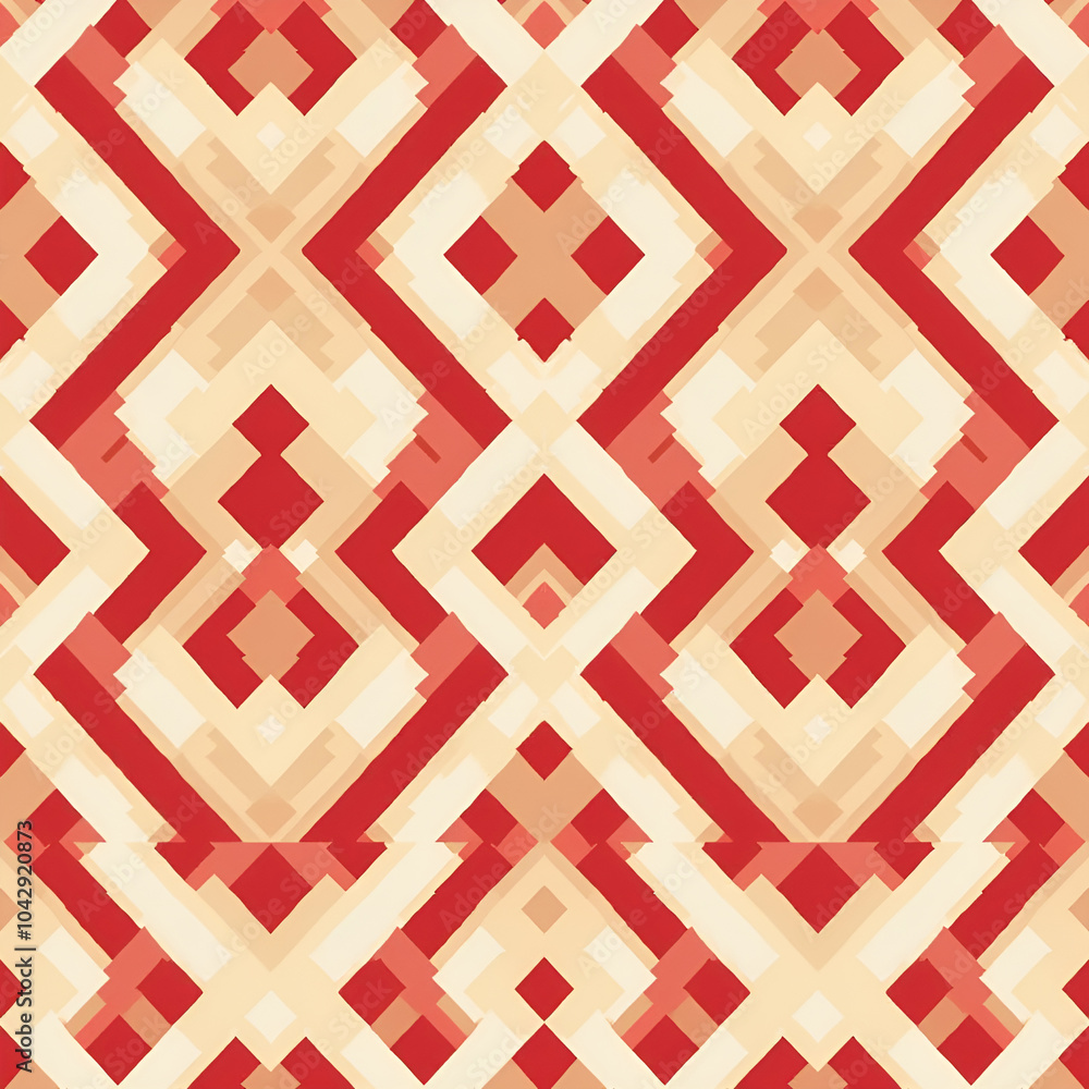 Aufkleber geometric figure patterns. generative ai