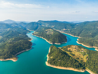 Zaovine lake, Tara mountain, Serbia