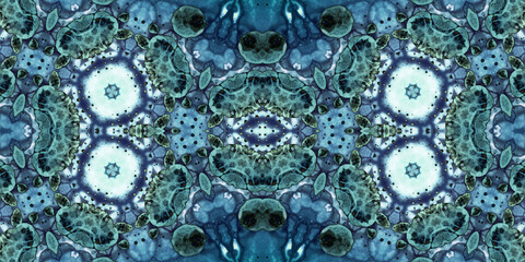 Seamless abstract wide pattern. Woven texture