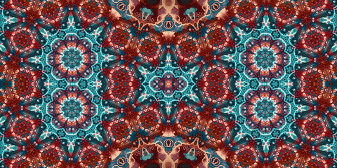 Seamless abstract wide pattern. Woven texture