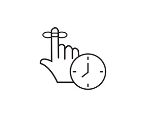 Reminder icon vector symbol design illustration