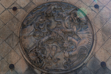 ancient stone carving