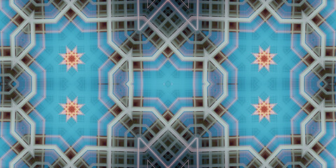 Seamless abstract wide pattern. Woven texture