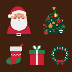 Christmas Icons design