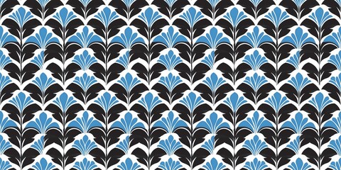 Piece pattern with a fragmented, geometric design. seamless background pattern