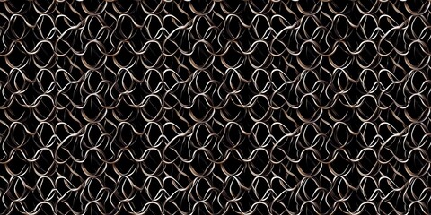Wire pattern with an industrial, metallic design. seamless background pattern