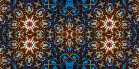 Seamless abstract wide pattern. Woven texture