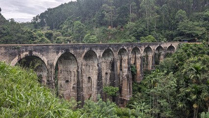 Nine Arches Bridge in Ella, Sri Lanka