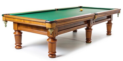 Dutch billiard table isolated on white background