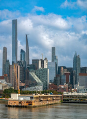 Naklejka premium View of the newer section of Hudson yards, Manhattan, New York City, NY, USA