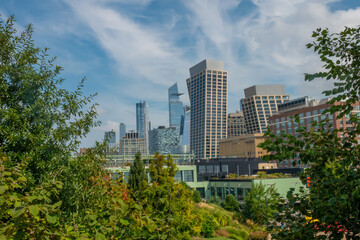 Obraz premium Hudson Yards Skyline, New York City, NY, USA