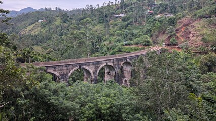 Nine Arches Bridge in Ella, Sri Lanka