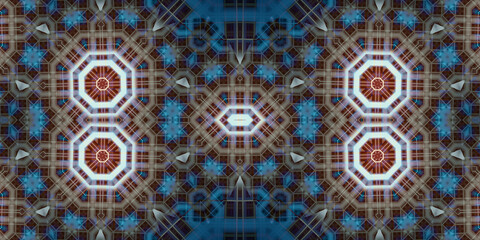 Seamless abstract wide pattern. Woven texture