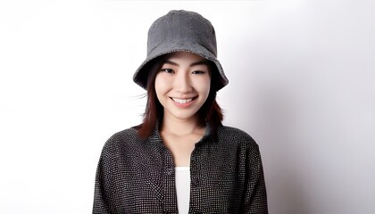 a woman with her cap