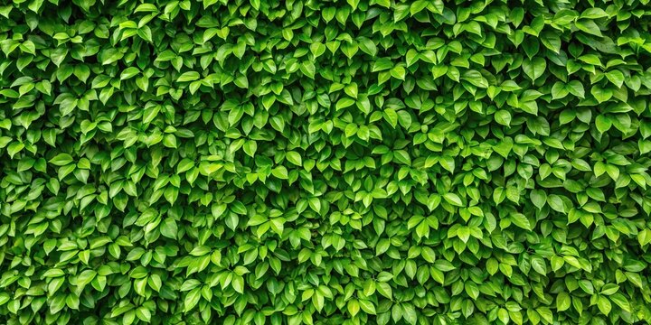 Lush green leafy wall texture ideal for background or wallpaper silhouette