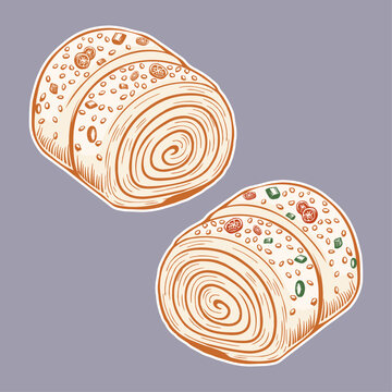 Floss Roll Bread