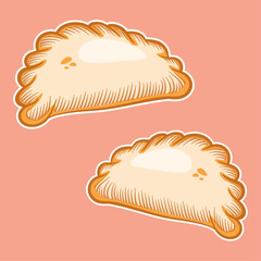 2 Empanadas karipap pastel