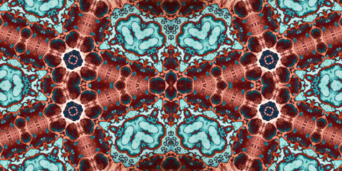 Seamless abstract wide pattern. Woven texture