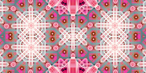 Seamless abstract wide pattern. Woven texture