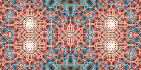 Seamless abstract wide pattern. Woven texture