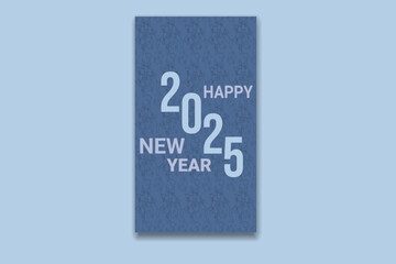New year social media story template 