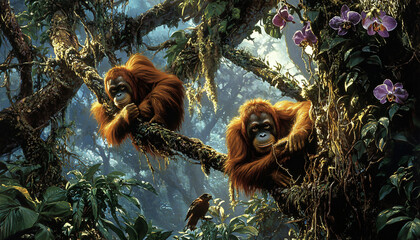 Obraz premium wildlife in the unique natural world