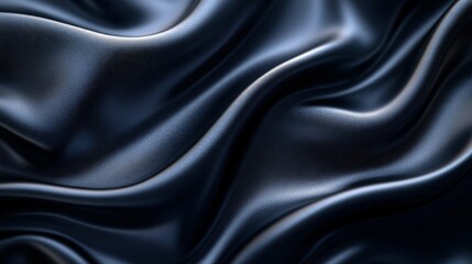 Obraz premium Luxurious silk fabric waves with smooth textures for elegant backgrounds